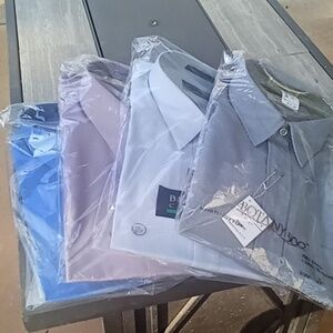 Bundle Men's Tall Size Brand New Dress Shirts! Size 18!